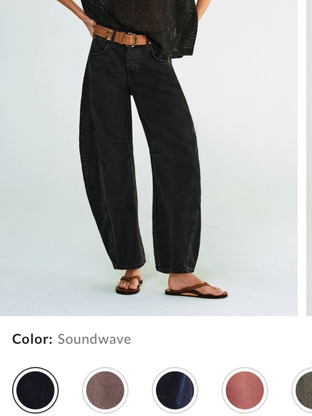 Free people barrel jeans